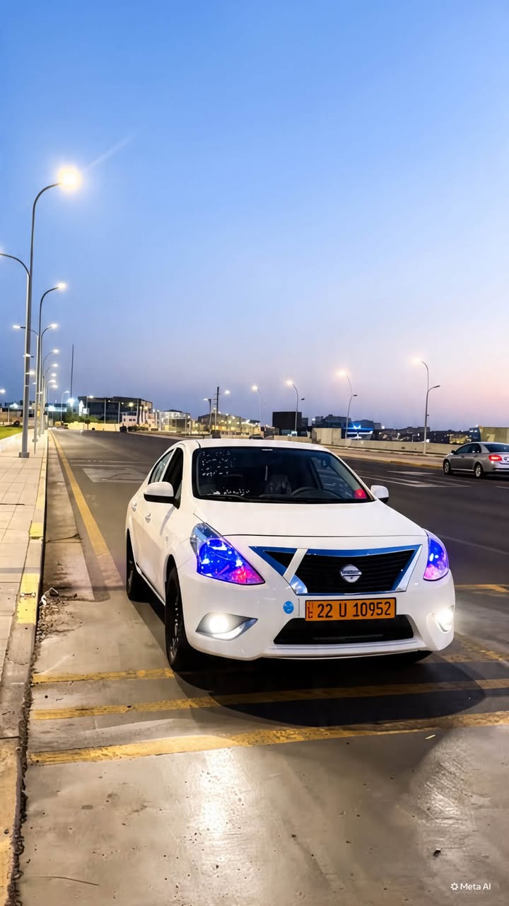 نيسان سني2024هندي ابو البليته الزركه للبيع  السعر 117وبيها مجال السياره بيها الدعاميه الكدام امبدله وبارد بل جاملغ الكدام كد خمس أصابع  ولباقي كفاله  الستفسار ***********العنوان بصره
