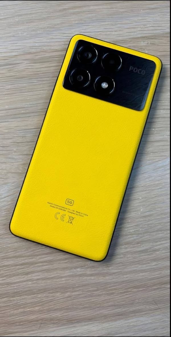 سلام عليكم
POCO X6 pro 5G للبيع 
ذاكرة 512
رام 12
الجهاز نظيف نسبة النظافة 100/100
السعر 325 وبي مجال بسيط
مكاني دوانية قرب الطاقة الكورية
رقمي ***********
