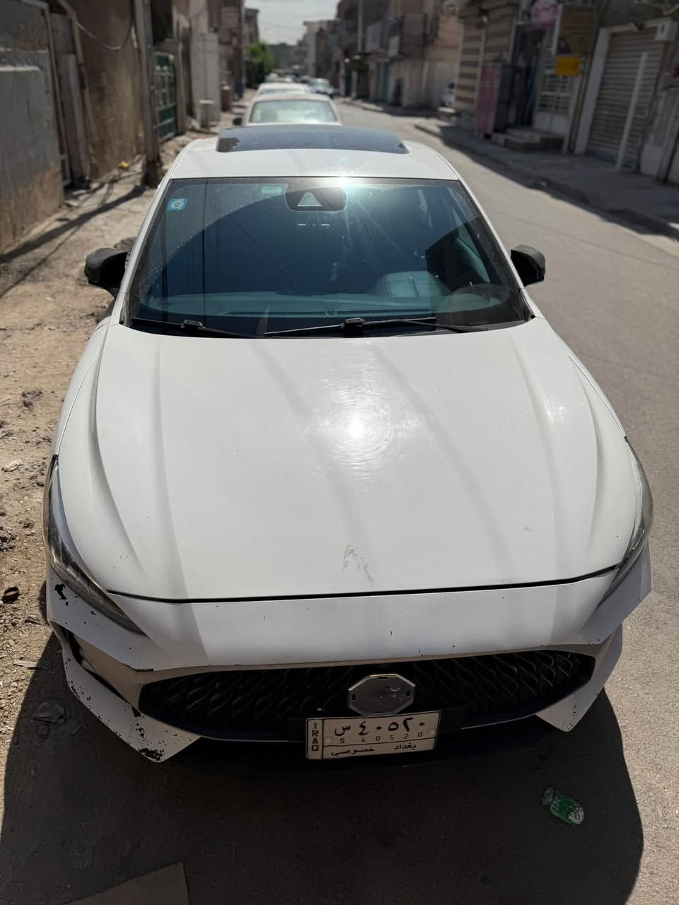 🔥 للبيع MG GT 2023 Turbo — فل أوبشن 🔥
🚘 MG GT موديل 2023
سيارة شبابية ورياضية، شكل مميز وأداء قوي، ومواصفات عالية.

⚙️ المواصفات:
• محرك 1.5 Turbo
• قوة 173 حصان
• عزم 250 نيوتن
• قير DCT 7 سرعات
• دفع أمامي
• 5 ركاب
• جنوط رياضية 17 إنش
• تشغيل ودخول بدون مفتاح
• شاشة وسطية
• كاميرا خلفية
• حساسات خلفية
• مثبت سرعة
• تحكم بالمقود
• تكييف
• أنظمة ABS وEBD
• أنظمة ثبات وأمان
• مواصفات فل أوبشن حسب الفئة

✨ مميزات السيارة:
✅ شكل رياضي وفخم
✅ محرك تيربو وأداء ممتاز
✅ قير DCT سريع
✅ داخلية مرتبة ومريحة
✅ مناسبة للاستخدام اليومي والسفر
✅ السيارة جاهزة للفحص

📍 الموقع: بغداد
📏 الممشى: [70,000] كم
🎨 اللون: [اابيض]
💰 السعر: [ خاص] مليون
🤝 قابل للتفاوض للجادين بعد الفحص

📞 للتواصل: [ ***********
‭***********‬ ]

🔴 ملاحظة: سياره حادثها 3 قطع بدون دواخل بدون شاصي بدون لغد نضيفه وجاهزه عليها ادامة كامله

