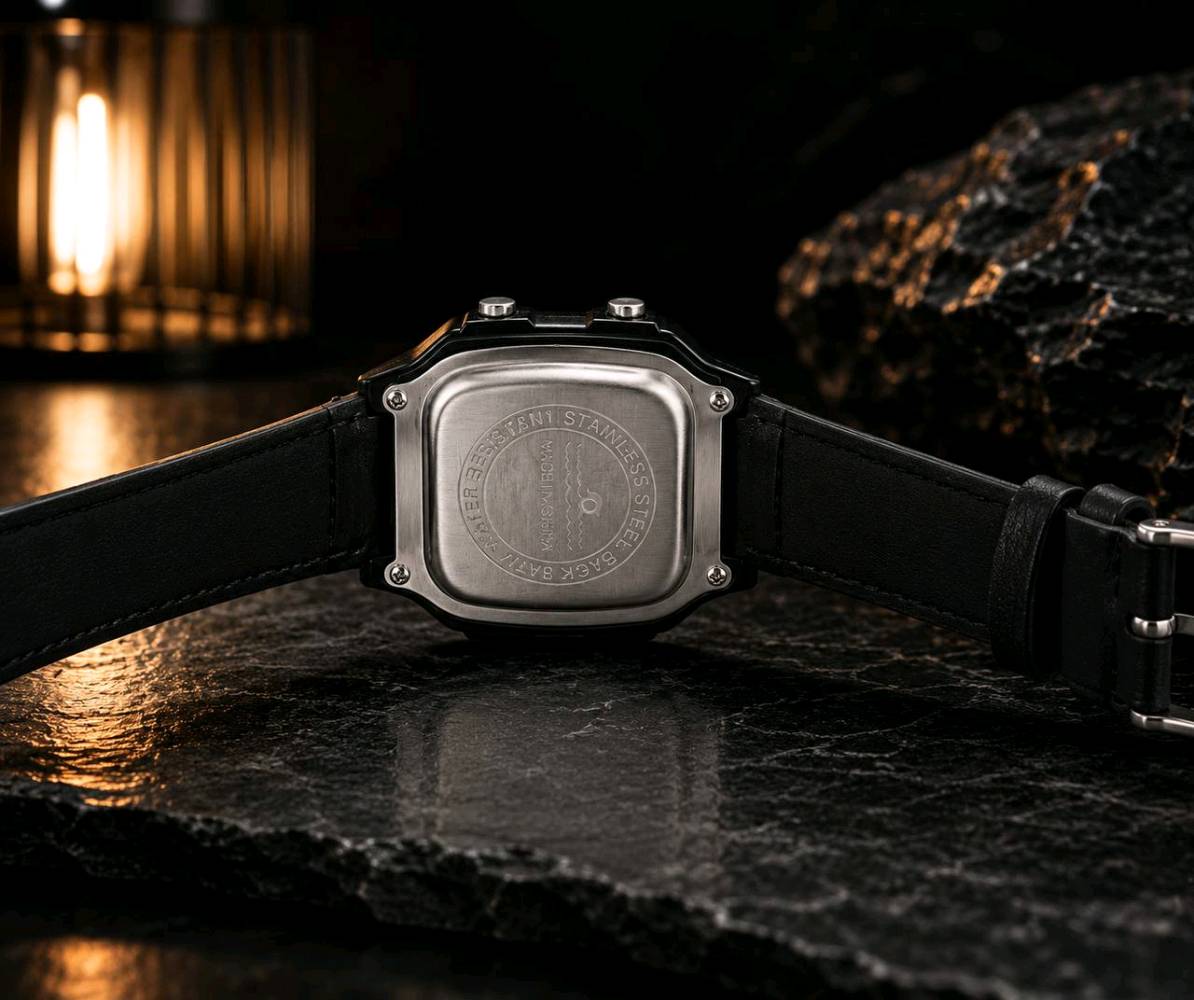 موديل جديد 🕰️

رجالي سبورت SPORT الكتروني ⌚
سير جلد مخيط 🧵
مقاوم للماء 💧
انارة ليلية 🔦
منبه ⏰
تاريخ يوم + شهر 📅
ظهر براغي 🔩

الوزن 33 غرام ⚖️
القطر 39 ملم 📏
السمك 13.50 ملم

سعر القطعة 2500 الف 💰
سعر الدرزن 30.000 الف