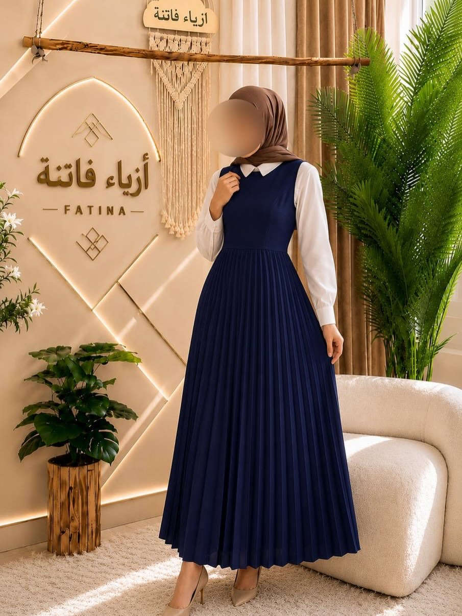 🖊️ االــخـــــــاامــة (: 
كريب الروزالين ) :- هو احد انواع الاقمشة الممتازة الي ماسكة نفسها وماتلزك ؏ــلى الجسم ولا يخيل وميحتاج الى كوي بس شي بسيط

ازياء فاتنة 
اختيار الفاتنات 
فستان المحجبات من ماركة فاتنة 
قطعة رح تعيد ترتيب ڪُـل ملابسنا 
الفستان البليسية اللطيف 
• ⁠فصال مرتب ؏ الجسم 
• طول الفستان 165 سم 
• االــخـــــــاامــة معتمة محتشمة 

الالوان (: 
الابيض 
الرصاصي
النيلي 
الاسود 
الزيتوني 
والقهوائي
يعني 6 الوان اساسية 
___________________________ 
🖊️ االــخـــــــاامــة (: 
كريب الروزالين ) :- هو احد انواع الاقمشة الممتازة الي ماسكة نفسها وماتلزك ؏ــلى الجسم ولا يخيل وميحتاج الى كوي
___________________________ 
القياسات عادية وخاصة 

القياس العادي ):- 
🌱قياس 1/2:- 
تلبس وزن من 70 الى 85 كــــيـلـو ⚖️ 
يعني يلبس قياس. 42 .  44 .  46 . 

القياس الخاص ):- 
🌱قياس 3/4:- 
تلبس وزن من 90 الى 120 كــــيـلـو ⚖️ 
يعني يلبس قياس. 48.  50.  52.  54 
___________________________ 
سـ✿ـــعـــر  الفستان بـــ 50 الفــــﮯ 
________________________________ 
مع الهاينك  هدية 🎁 

للحجز والاستفسار المراسلة ؏ــلى الواتساب :- *********** 
او ؏ الرقم الثاني *********** 
او ؏ فــــاتــنــة 2 ← fashion_fatina2
#ازياء_فاتنة

نص مكتوب في الصور:
- ا̍ل̍خ̍ــا̍ام̍ة ۠:)
- كريب الروزالين ) :- هو احد انواع الاقمشة الممتازة الي ماسكة نفسها وماتلزك على الجسم ولا يخيل وميحتاج الى كوي بس شي بسيط
- أزياء فاتنة أزياء فاتنة - F A T I N A - كل تفصيلة تحكي قصة من الأناقة تفاصيل جودة ألوان راقية
- أزياء فاتنة أزياء فاتنة - F A T I N A - ألوان راقية جودة تفاصيل كل تفصيلة تحكي قصة من الأتاقة