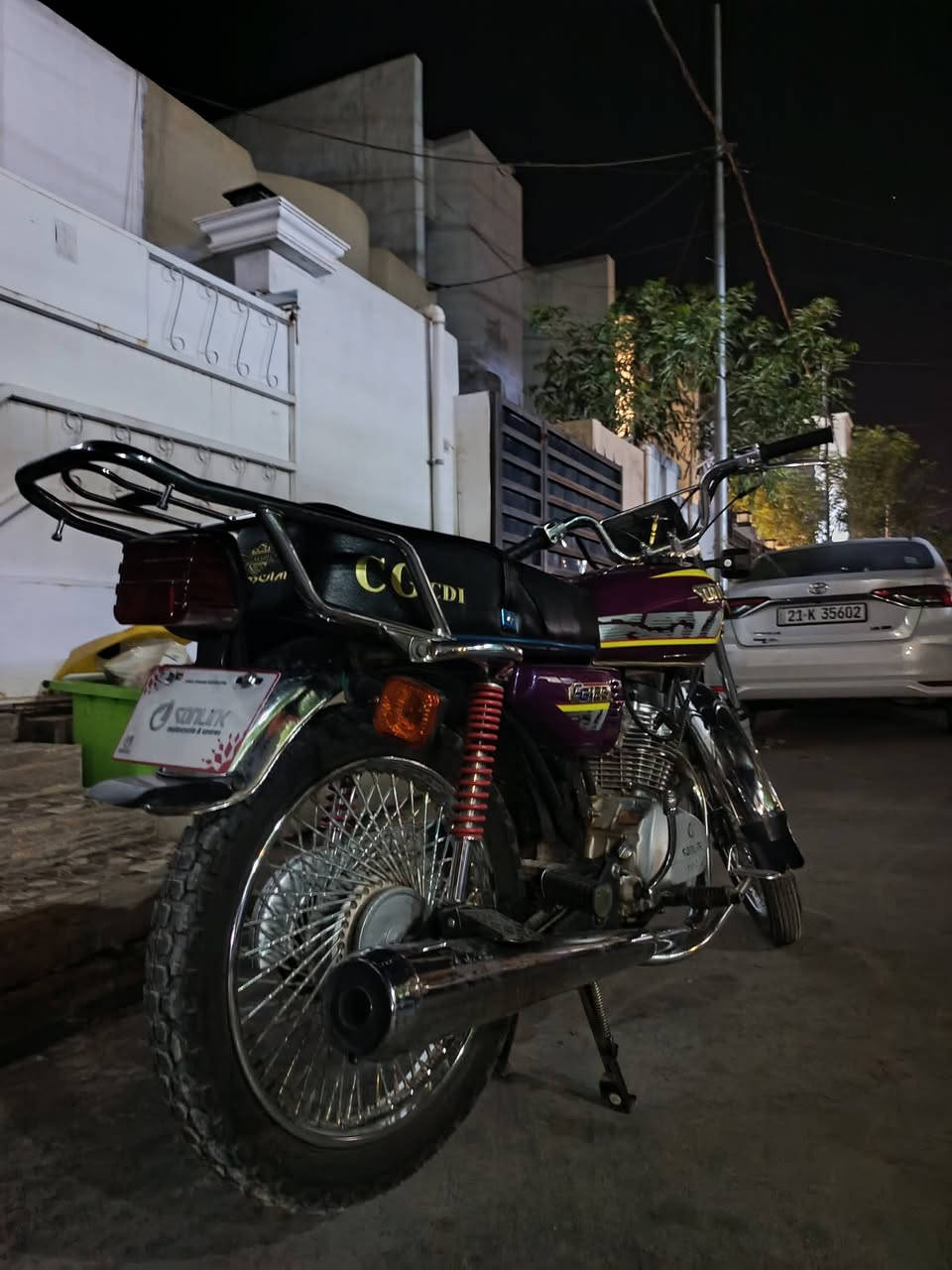دراجة سولنك للبيع ☑️🏍
موديل 2022

كهربائية كامل شغلة

ملاحضه (دراجة مفتوح فقط قبق المحرك الفوك يعني مال فيلز) 

رقم *********** 

سعر 575بي مجال
