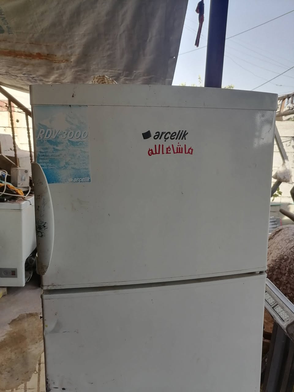 ثلاجة اللبيع شغل سعرا ١١٠ بي مجال كركوك حي العروبه يم ملعب خومسي او وكف قديم حجم ١٤ قدم كل بلادي شركة مابي اي عيب شغال بل شرط ٧ايام ضمان
***********
***********
