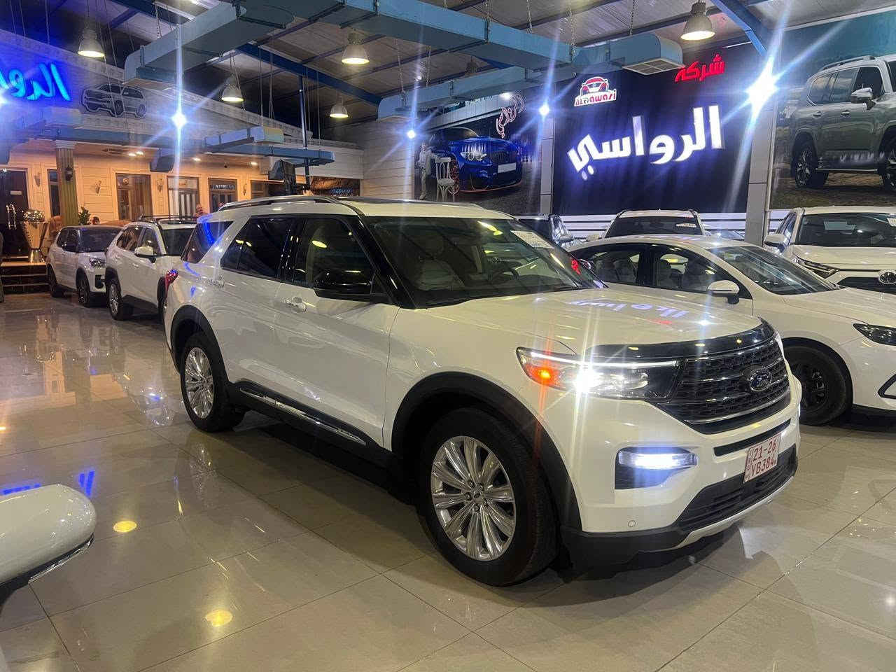 بسم الله وتوكلنا على الله
النوع : فورد اكسبلور Limited

الموديل : 2024

اللون :  ابيض
 
السعر :  31000$$

 العداد :  27 الف مايل

الضرر : كما موضح في الصور بدون دواخل وشرط ترقيم 

المواصفات : LIMITED

AWD فور ويل
فتحة ( بانوراما )
بصمة
بصمات ابواب 
كراسي جلد
شاشه سوني لمس كبيره 
بردات ابواب خلفية
صندوق كهربائي 
كشنات كهربائي 
كشنات ( تدفئة + تبريد )
ستيرن تدفئة 
تبريد مركزي
حساسات 
امامي وخلفي
تشغيل عن بعد
بصمة ترحيب 
عدد المقاعد (7) راكب
المقاعد الخلفيه كهرباء 
رادار  وحساس امامي وخلفي
كاميرة امامية و خلفية (360)
كشافات
بريك بصمة
Auto stop 
دبل صالنصه
ويل كب 20
اشاير بالمري 
محرك 4 سلندر توربو 

العنوان : كركوك معرض الرواسي ..شارع المعارض

للاتصالات والاستفسارات 

ابو صهيب 

***********
