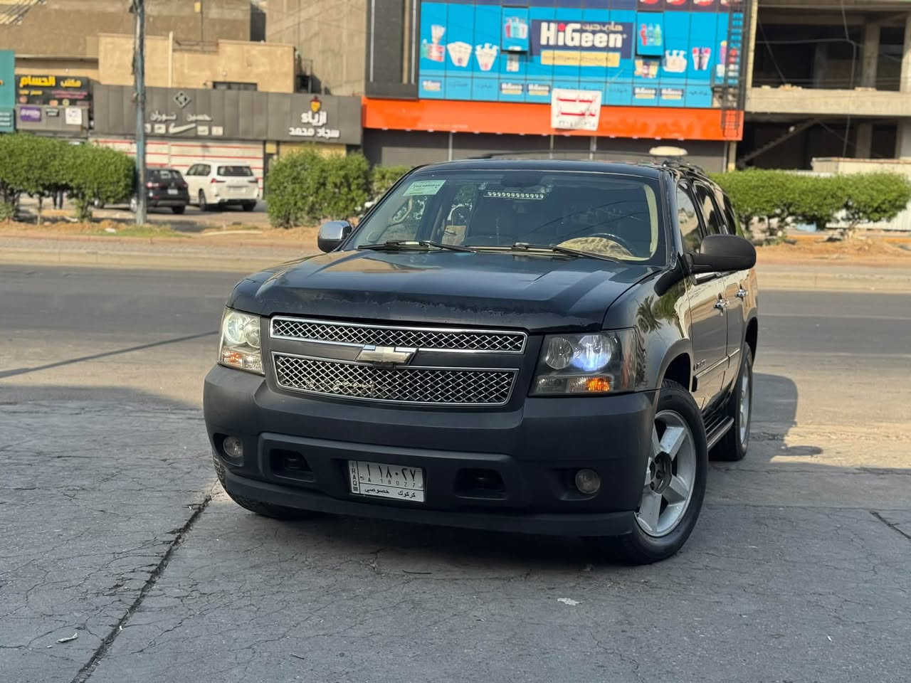 سلام عليكم
 تاهو LTZ للبيع والمراس موديل 2008
السيارة خليجيه بدون حادث مابيها نواقص السيارة جاهزه صدر جديد مكينه 5300 المرغوبه كير ومكينه جدد شاديهن رقم كركوك قرار ٤٨ فقط وكاله؟  تبريد شغال مابها نقص المكان بغداد  السعر 115 وبيها مجال حك الجيه رقم
***********
