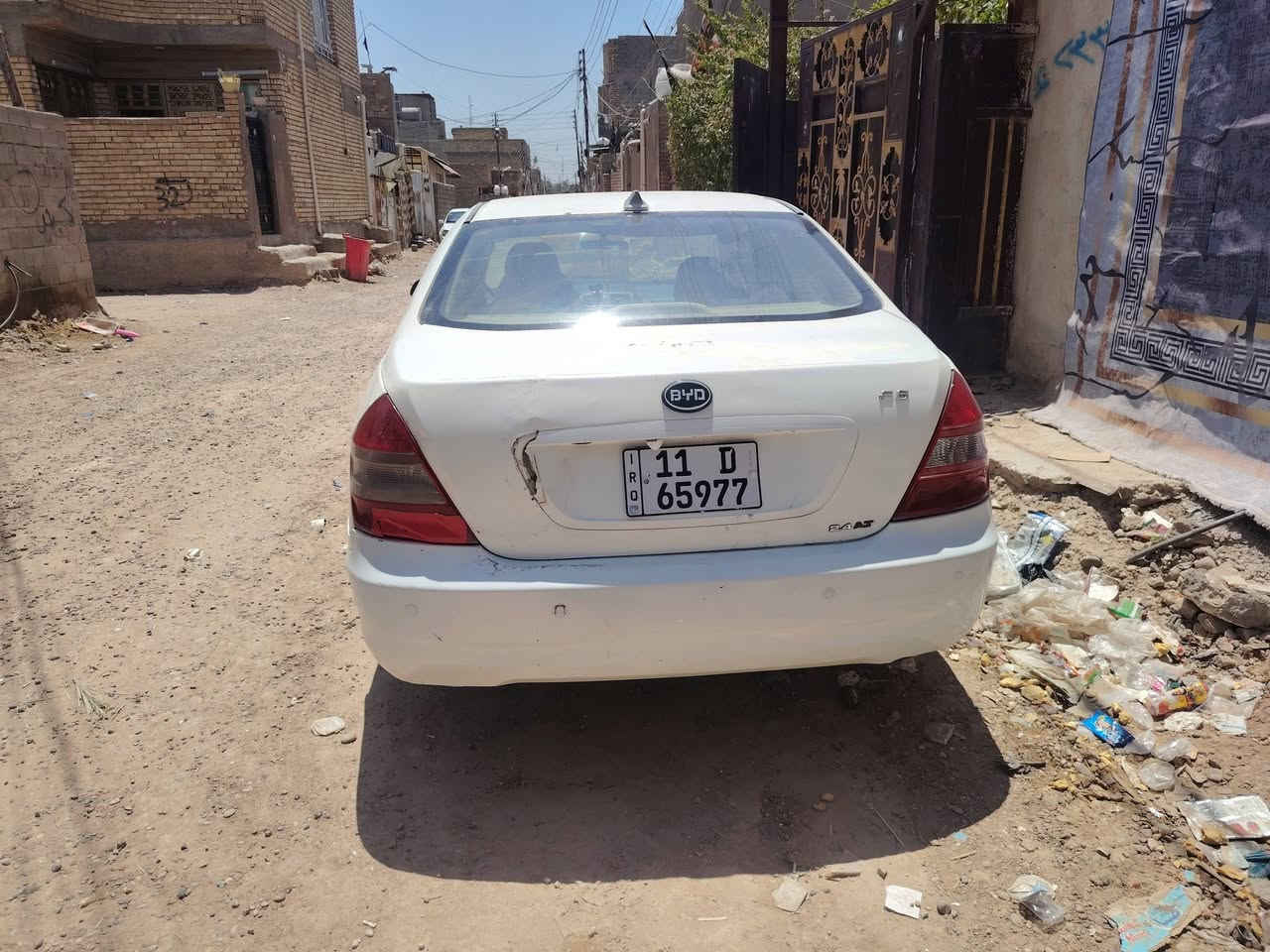 السلام عليكم BYD F6 موديل ٢٠١١ السيارة جاهزة مكينة ميتسوبيشي كلانت التبريد فقط غاز اطارات ٣ جديد. ينرادلها شوية ترتيب رقم بغداد انكليزي فقط السعر ٣٥$ بغداد حي اكد الرشاد للتواصل ***********
