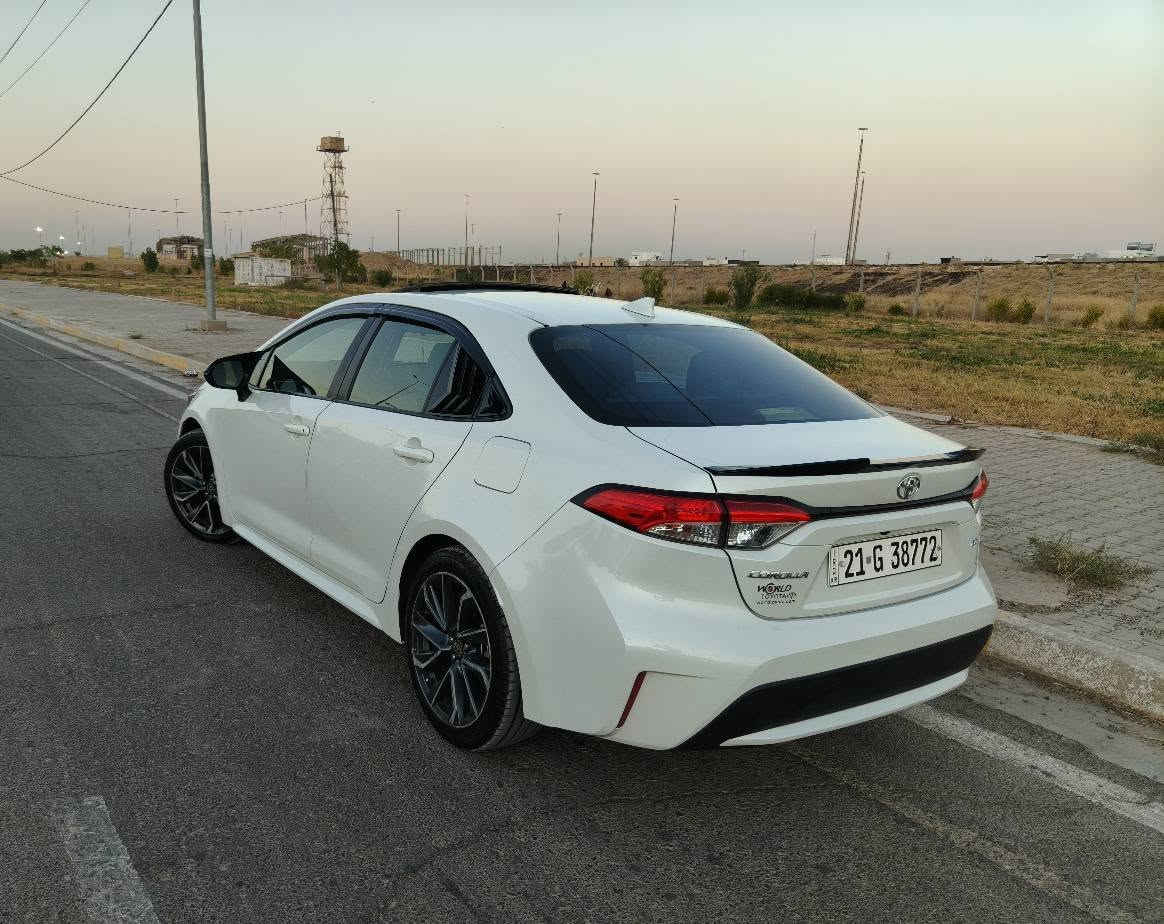 كورلا 2020 محسن ابيض صدفي فول بصمه وسلايت بونيت ضبغ بدون دواخل بي ملاحظات بارد +سقف حالوب ناعم سياره جاهز من كل نواحي محرك 18 مرغوب +كير +تبريد وتدفئه +داخل لونين
رادار+محدد سرعه +قيادته ثاتيه+محدد مسار
السعر 130 بي مجال مكان سياره كركوك 
للاستفسار *********** كركوك, العراق
