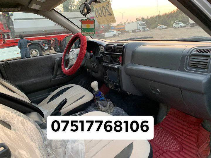 بەناوی خوای گەورە ئەم سەیارەیە بۆفرۆشتن هۆندا یابانی مۆدیل ٢٠٠٠ ئاڕم پلاسیک سلێمانی  بێ دەعم بێ وەرگەڕان ماشاللە تابڵێی جوانە سعری تەنها ٢٧گەڵا گێڕ مەکینە ئەکسل کارەبای کامل  مەزبوتە ماڵی  دۆستە مەکینەی v6بەنزین زۆر کەمە خوا  
***********
ڤایبەرو وەتساپی لەسەرە السليمانية, العراق

نص مكتوب في الصور:
- ***********