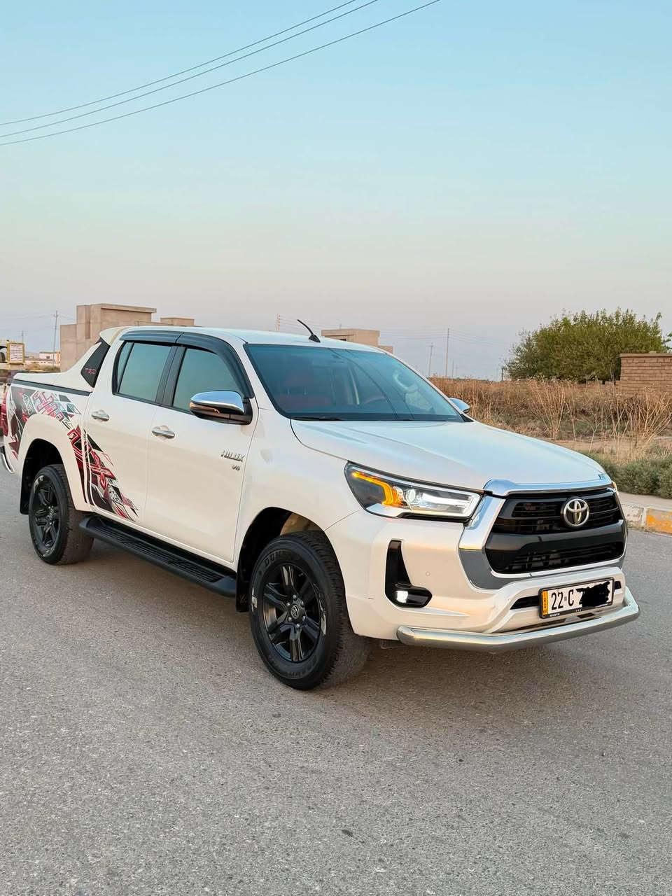 للبيع هايلكس(2021) TRD V6
فول مواصفات سيد نهرو كفاله عامه ماشيه (73) ألف رقم اربيل سعر السياره (315) ورقه بي مجال 
مكان السياره موصل 
***********
***********
