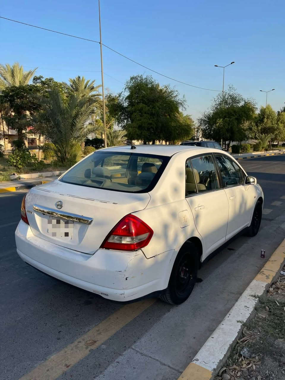 نيسان تيدا خليجي موديل 2007 محرك 1600  كبير أوتوماتيك .
كير محرك مكفولات تبريد شغال شاشة وكامرة خلفية باسمي مرور الغزاليه سياره نظيفه سعر 65 ورقه 
***********
