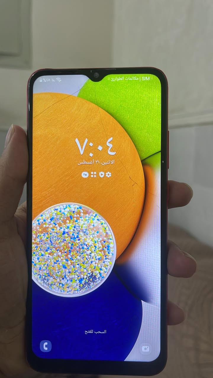 السلام عليكم Galaxy A03 للبيع ذاكره 256 شاشه مكسوره بس ممثره عل لمس رايده 45 مكاني بغداد الأمين الثانية واتساب ***********
