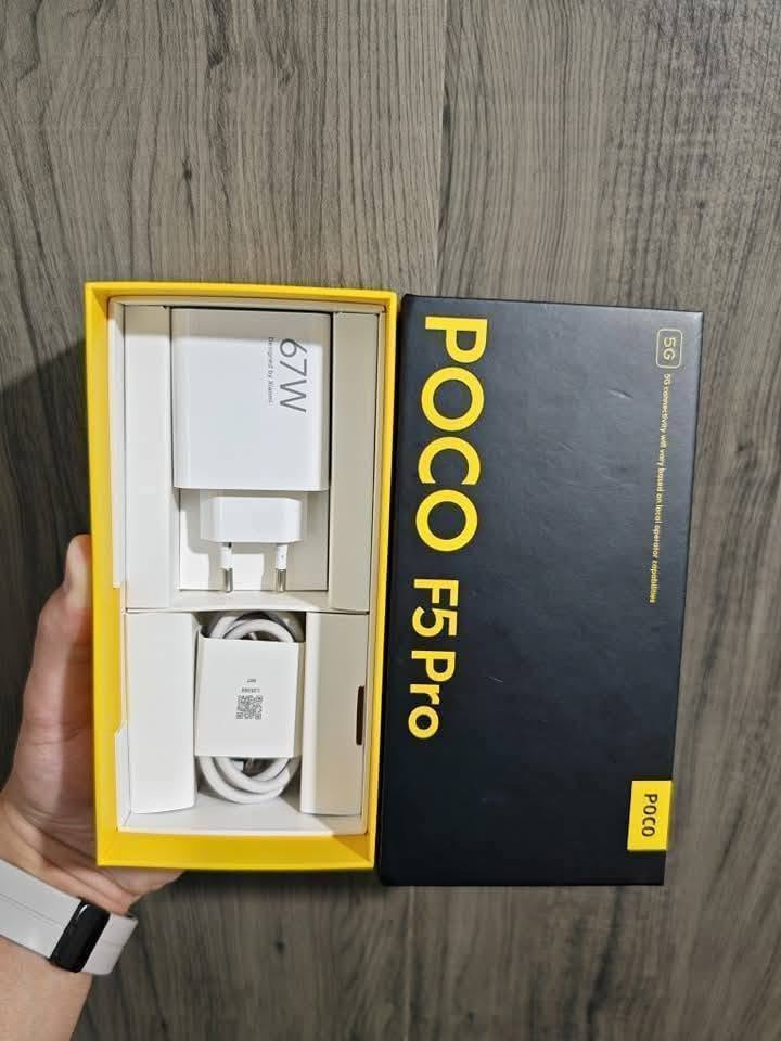 POCO F5 PRO🔥🔥🔥
النضافة 100/100💯
الذاكرة 512🔥
الرام 12💥
الون اسود 🖤
120فريم بوبجي وباقي الألعاب 💥 
كامل الملحقات ✨
السعر 400 وبي مجال بسيط 🔥
العنوان بغداد الكمالية
