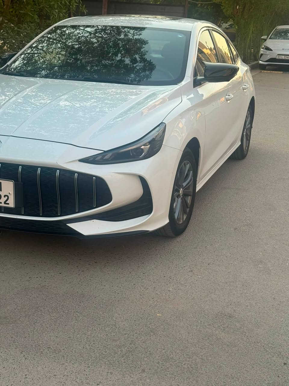 MG GT موديل 25 ماشيه 47رقم اربيل بيها بيبان ثنين جهه سايق بارد وربع جاملغ خلفي صبغ كشنات جلد شاشه جبيره داتا شو بلادي اربع كامرات  السعر 117 وبيها مجال ***********
