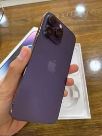 ايفون 14pro max ذاكره 256  شرق اوسط نموذج M  وتر بروف  بحاله الوكاله م...