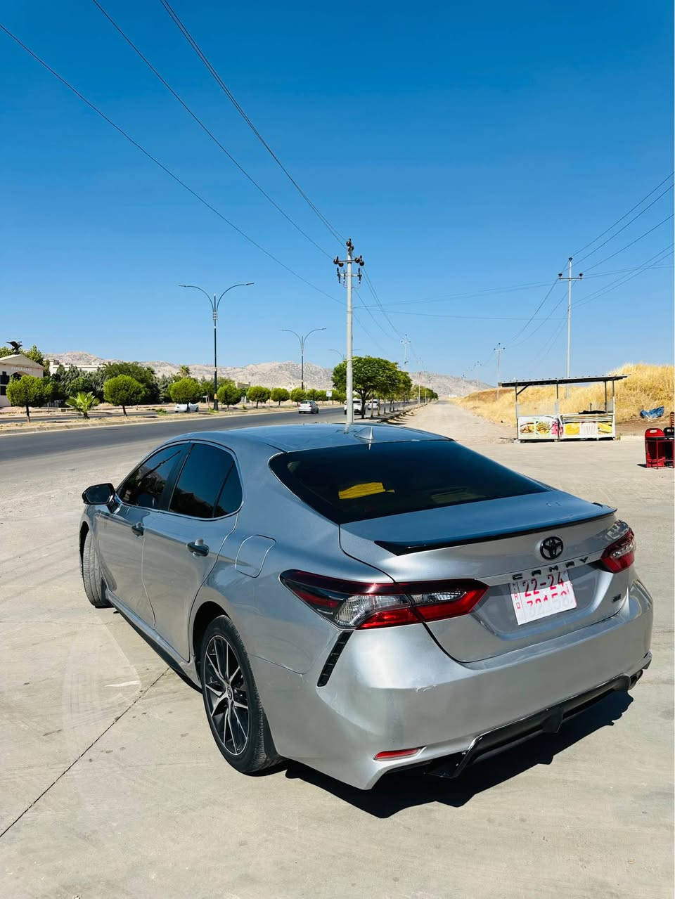 TOYOTA CAMRY 2022 SE Pls
رفز مرور   
حيزام  ده فروشم 
گئر مكينه شه رت
جار تا جديد 
سعر ١١٣$مجال😱
*********** اكر, نينوى
