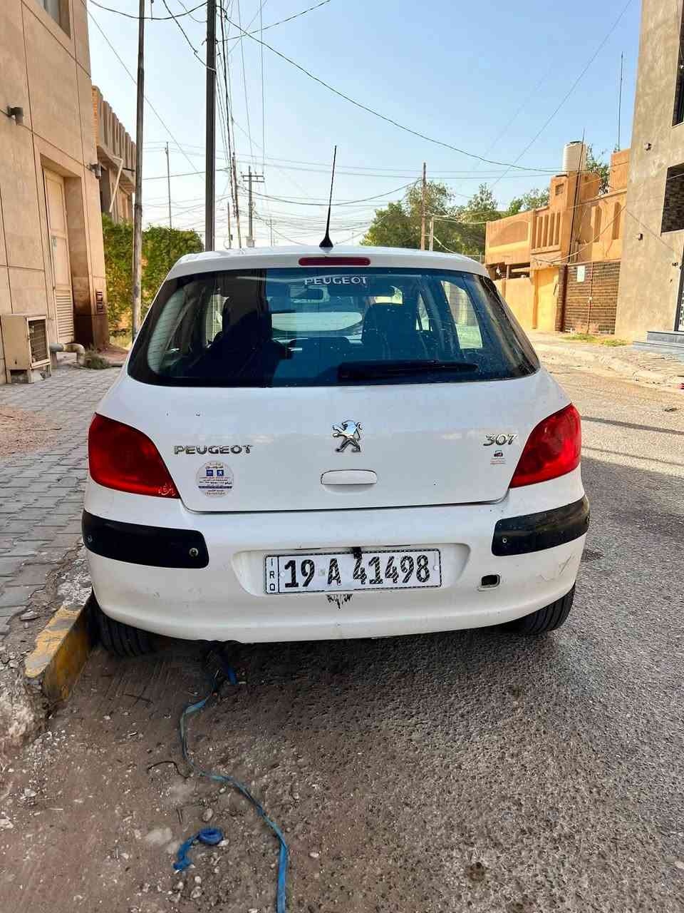 السلام عليكم
بيجو فرنسي 307 موديل 2006 رقم كربلاء هزه وسنويه جديده 

گير ومحرك مكفولات ( محرك 2000) التبريد شغال، بيهه صبغ بس البنيد مكان السياره كربلاء
السعر 53 وبيهه مجال بسيط 
***********
