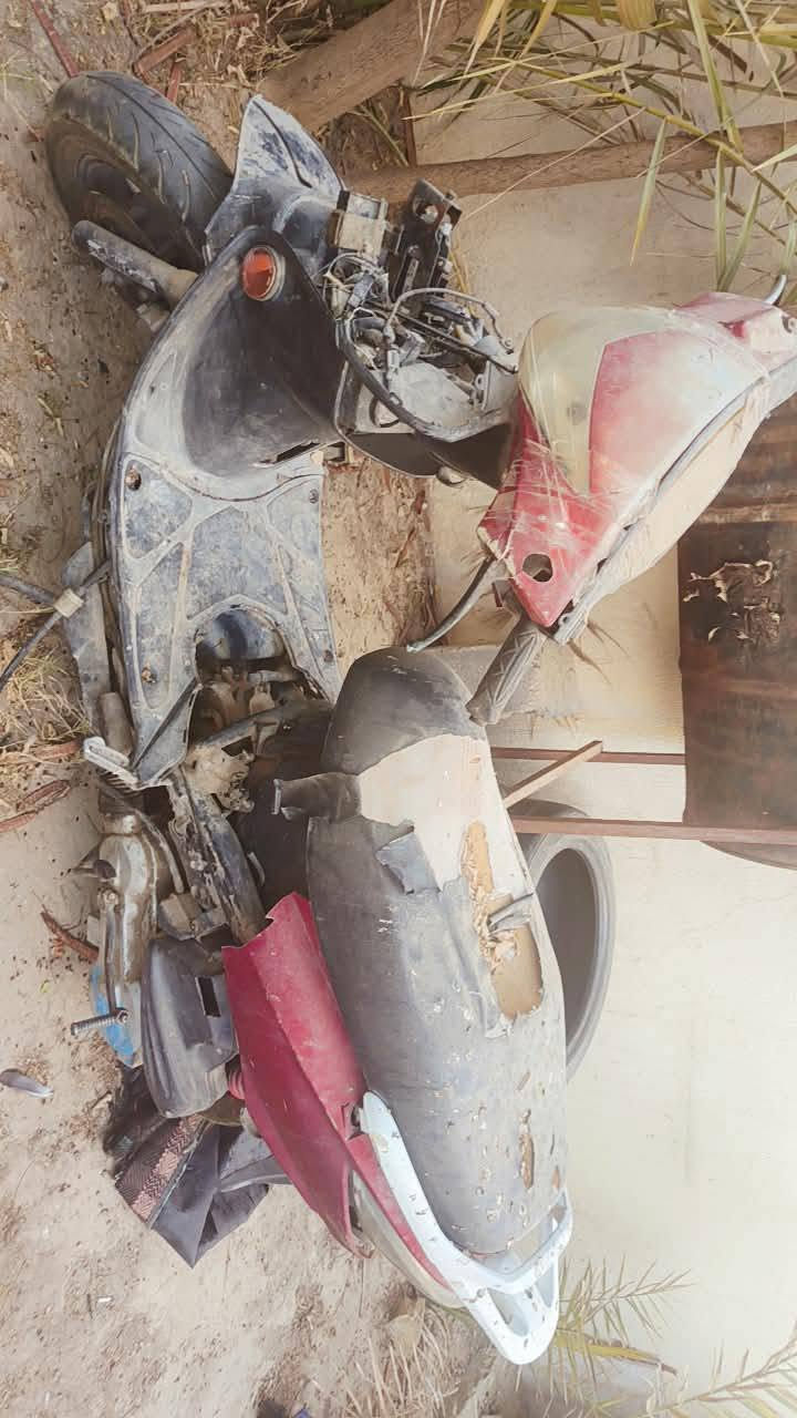 سلام عليكم دراجه للبيع ابيعلك تايرين وتانكي ماعرف شنو بيه كلولي بس بدل فيتبم قفله ١٥٠٠ دراجه متروكه اخير مره جفتت وعفته عنوان نجف رقم***********
