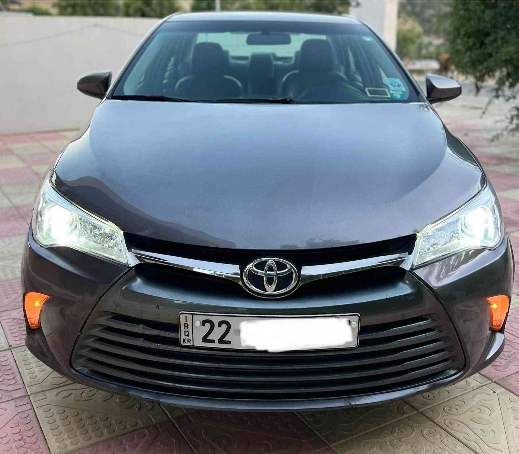 Toyota camry
تۆیۆتا کامری مۆدێل ٢٠١٦ مواسفاتی LE ٢ پارچەی بۆیاغە لەگەل ٢ پەلە ساردی ١٠٤ مل رۆشتوە  گیر مەکینەی بەشەرت رەسمی شاسیم داناوە تەحویل غرامەی بەشەرت ٧٨٠ هەزارغرامەی لەسەرە نرخی ١٣٠ وەرق
*********** أربيل, العراق
