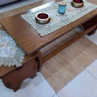 ميز كبير • ٣ طبلات • خشب اصلي قديم