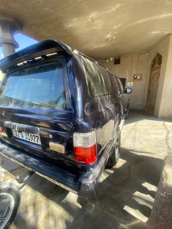 ,ًسلام عليكم للبيع  او مراوس حسب القناعة تيوتا فور رنر ٩١
سيارة نضيفة كير مكينة وتايرات وحدادية ١٠٠/٧٠ سيارة بيهة جفية بجها ليمنة كهربائيات كل شغالة  من لايت مسجل شاشا كامرة لايتات بك لايت سنتر لوك تبريد عايزة بس كنبريسر تدفئة شغالة سيارة يسرة بلاد مامحورة  سيارة نقص بطاين بوب أماميات سنوية ب ٣٠ رقم جديد شًرط تحويل   سعر ٣٨خاص بيهة مجال رقم الهاتف ***********
