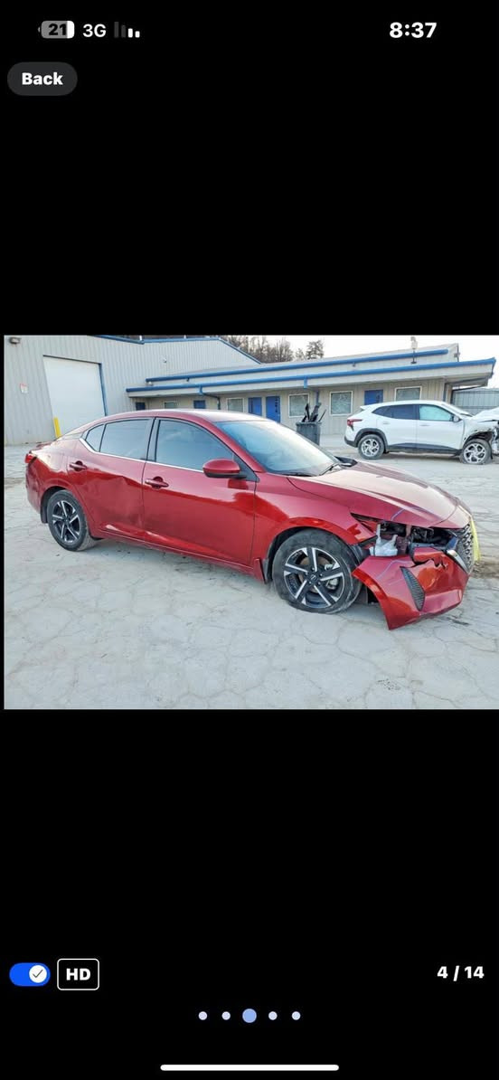 سنترا موديل 25 وارد امريكي مواصفات SV
بدون تبديل اي قطعه أو فتح اي قطعه مكفولة عدا البارد بالباب الخلفي السكن
الحادث موضح بالصور باب الخلف السكن بارد فقط 

صبغ الدوسه فقط 

السيارة مصلحه جاهزه 

بدون إرباك تترقم جميع المحافظات الشمالية 

مكان السيارة ديالى 

السعر 130 بدون رقم قفل

مع الرقم 141 قفل 

***********
