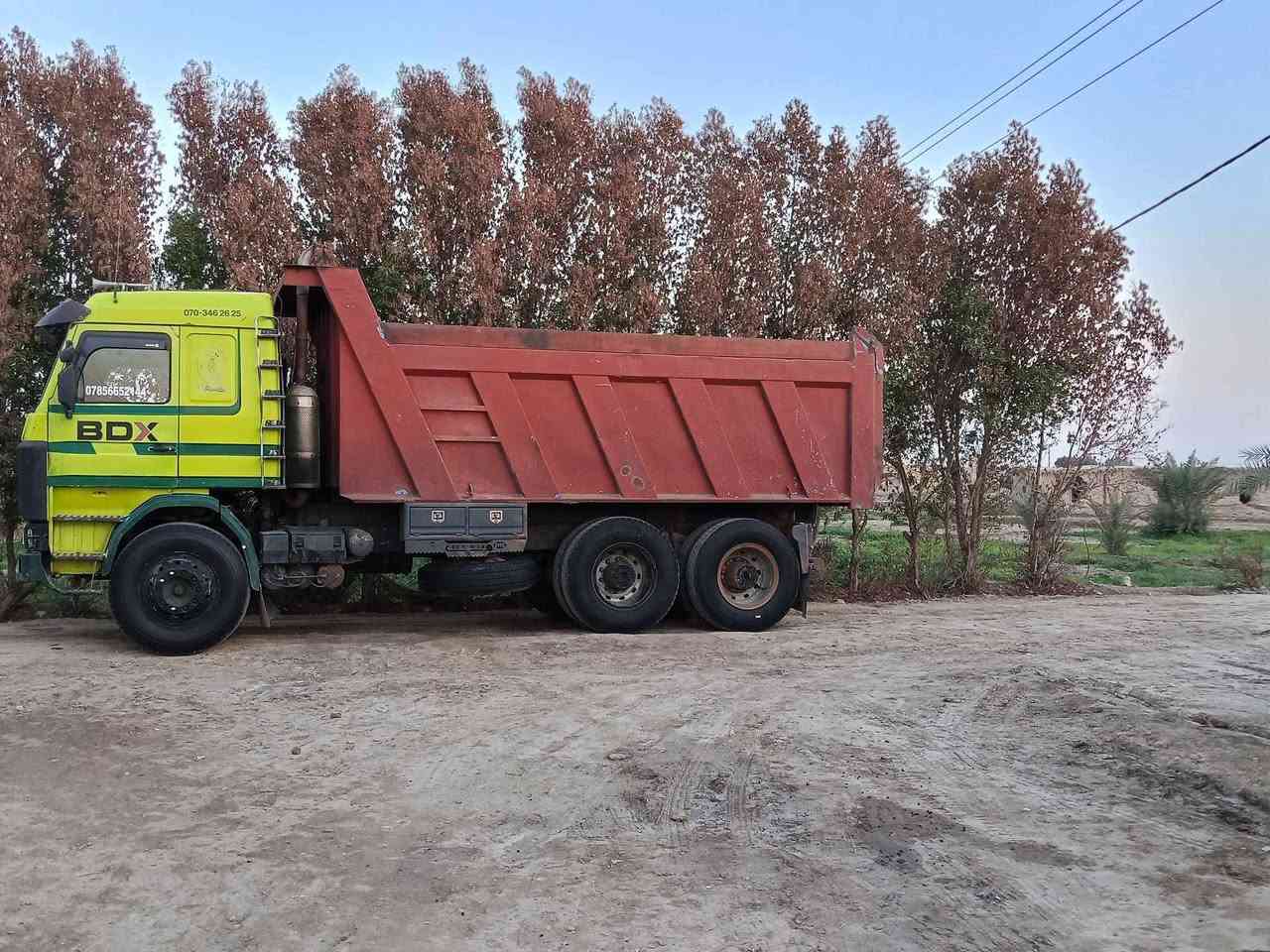 تم ياورد 🚛
*للبيع سكس سكانيان 143🚛*

*الكير:* 900 - 3 نمر 

*المكينة:* 8 صفر 10

*الشاصي:* مكفول كفالة

*البايجر:* مجموعة كاملة 

*التايرات:* 24 تاير جديد + جنط رقم 17 انكليزي

*التفاصيل:* قمارة دوشمة تفصال وجديدة

*الحالة:* السيارة جاهزة للعمل 100% - شد بلد

*المكان:* الديوانية - الحمزة الشرقي

*السعر:* اتصال

*للاستفسار:* ***********

_ملاحظة: السيارة بيها تايرات جداد وجاهزة للشغل من اليوم_
