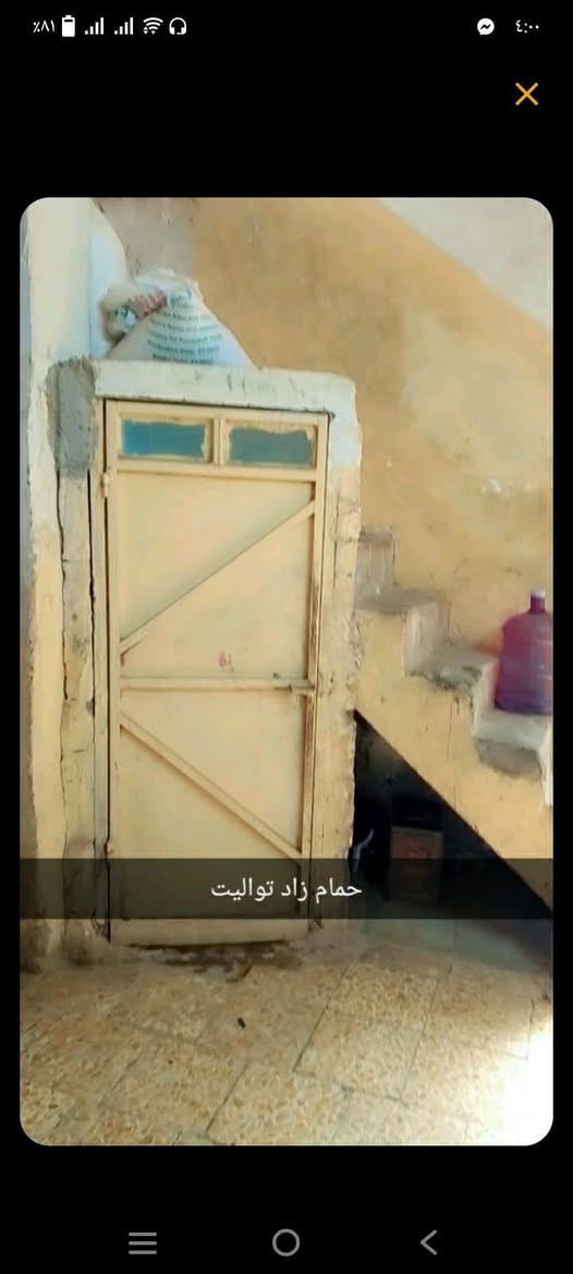 بيت خمسين مترمقابل مجمع السلام النداء دولان النزال12الاتصال شارع 60 ***********
