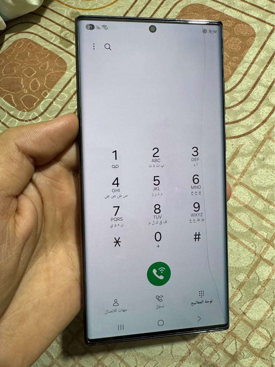 للبيع سامسونج s22 ultra ذاكرة 256 عشوائية 12 شريحة وحدة جهاز نسخة اليابانية يدعم التسجيل التلقائي للمكالمات جهاز ما مفتوح وما بي اي عطل نضافته 90%     ملاحظة فقط بي فطر واحد بلبلازمة واضح بلصور وما مأثر على شي ابد ملحقاته كيبل ولاسق وكفر سعر 375 مجال قليل عنوان بصرة رقمي *********** البصرة, العراق
