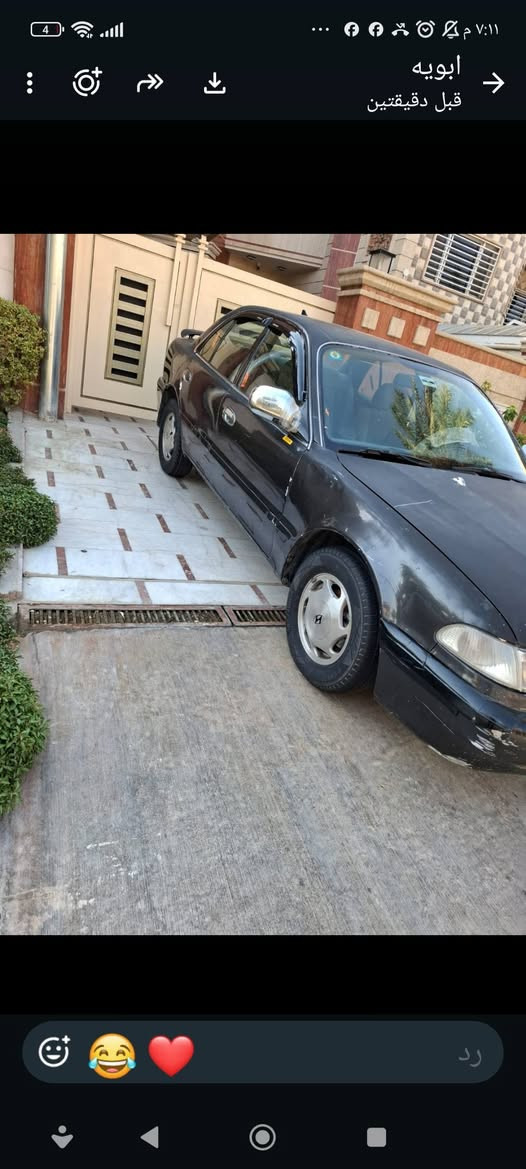 السلام عليكم سوناتا ١٩٩٤ رقم بغداد كير محرك كفاله بيهه حزام صبغ جارده بس كامله مابيهه نقص خير من الله تبريد تخم تاير كهربائيات كله تمام كير عادي السعر ٤٠$ /***********

نص مكتوب في الصور:
- ابويه
- قبل دقيقتين