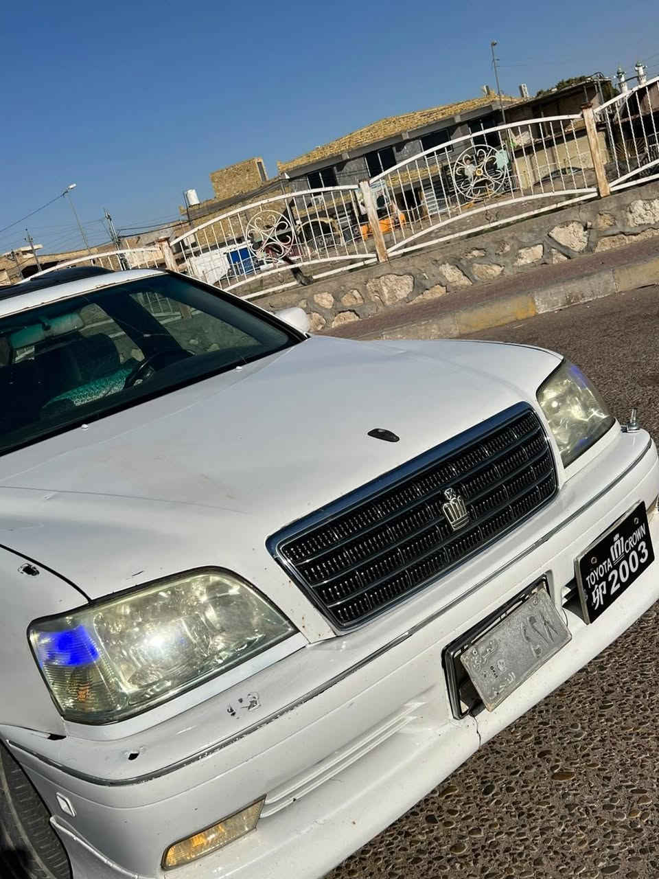مكفوله من الكصه ولنقل جثه سياره تخم تاير حداديه تتفهه تبريد لون ابيض صدفي دكمتين مكينه فيفيتي رقم صدامي سياره حاويه مامكصوصه مكان السياره ميسان ***********
