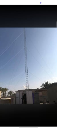 نصب برج • تصعيد الاجهزة • تبديل اسلاك