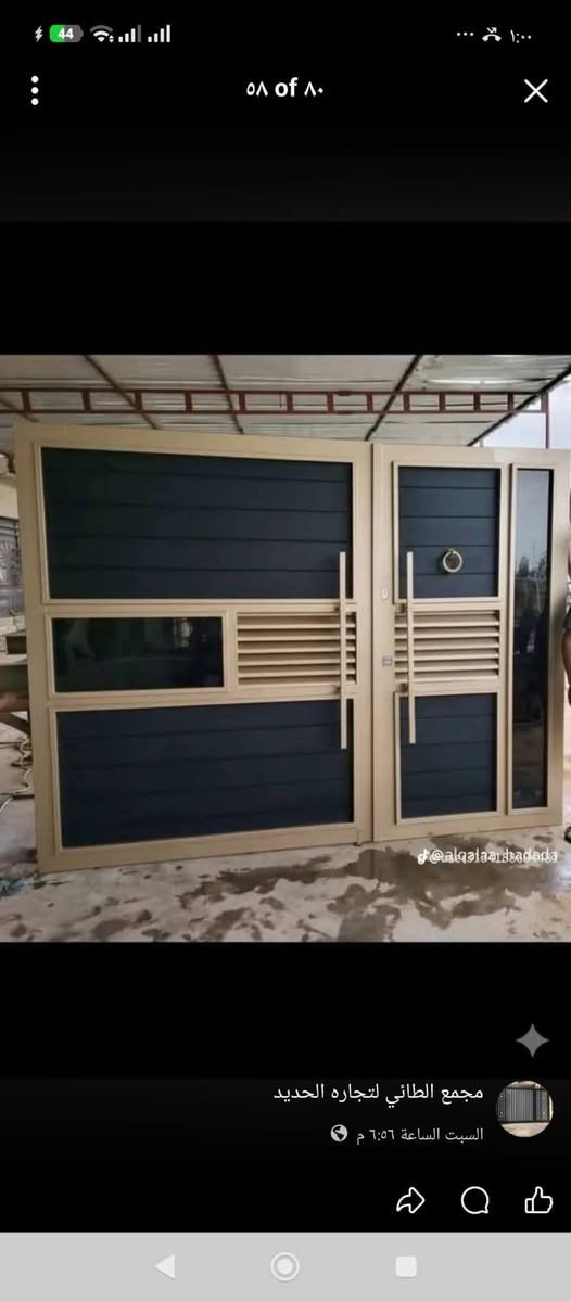 حدادة عامه متنقله🚛
ابواب🚪شبابيك سقائف كرفانات 🏠مناور كل شي وحسب الطلب اتصل واجيك🏃 للبيت هذا جزء بسيط من اعمالي***********
***********
