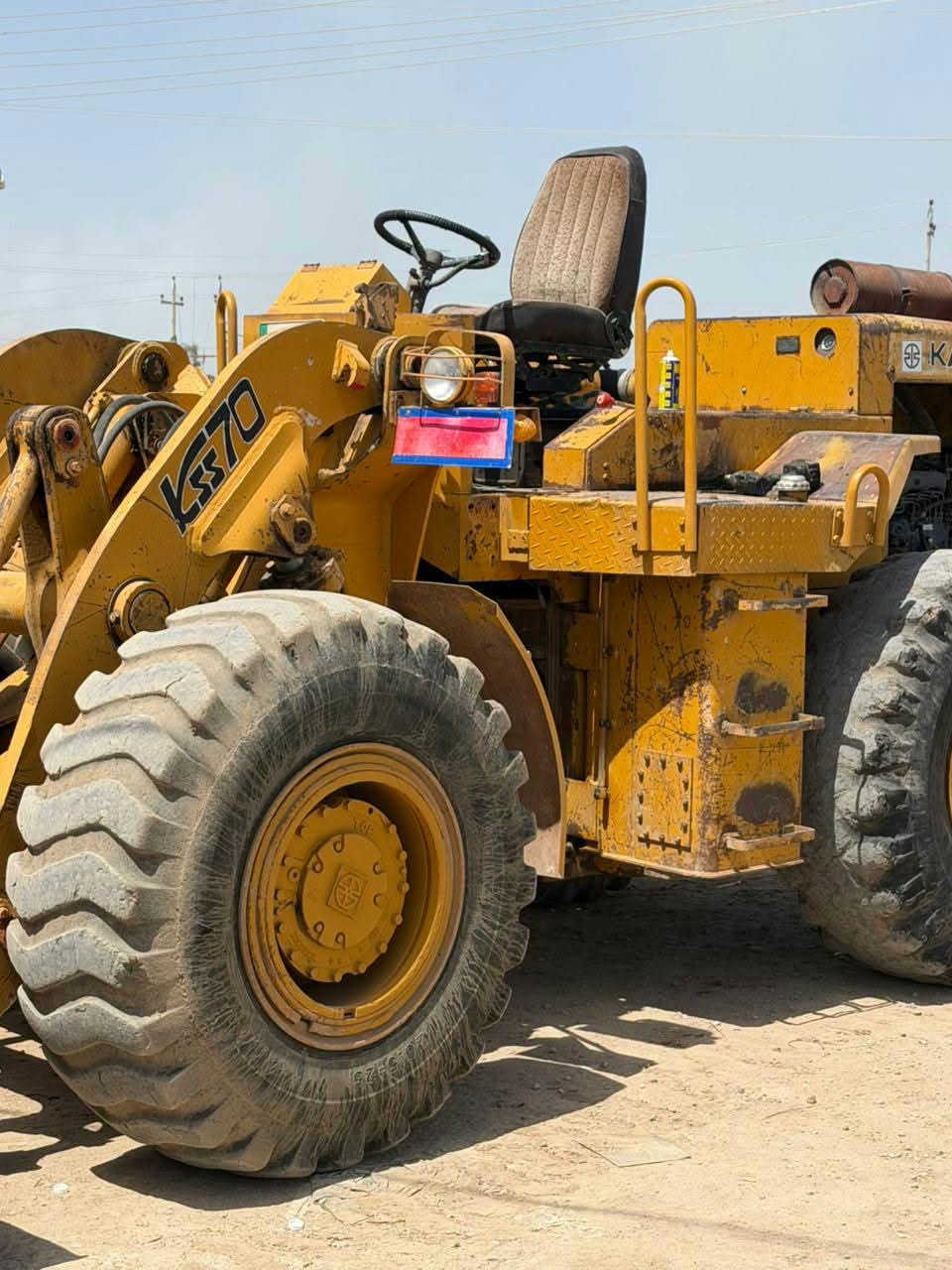 فني قماير • معدات ثقيلة • النجف شارع المطار