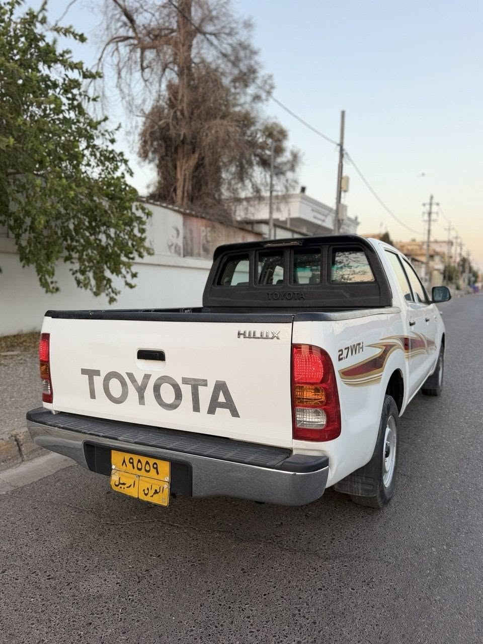 تویووتا هایلوکس2010فلاحی
سێ3پارچەی پیشی سبوغە
کرایتەمۆدیل نوێ پارچە بیلادیە
کانی ماوە بەتانەی لای سایقی دووبست سبوغە.سەنەوی بەسەرچوە.نرخ127$وەرەقەو
معاملە شوین هەولیر
*********** أربيل, العراق

