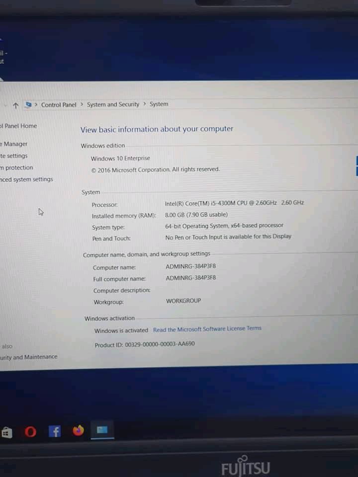 فوجيتسو • i5-4300M • ٨جيجابايت