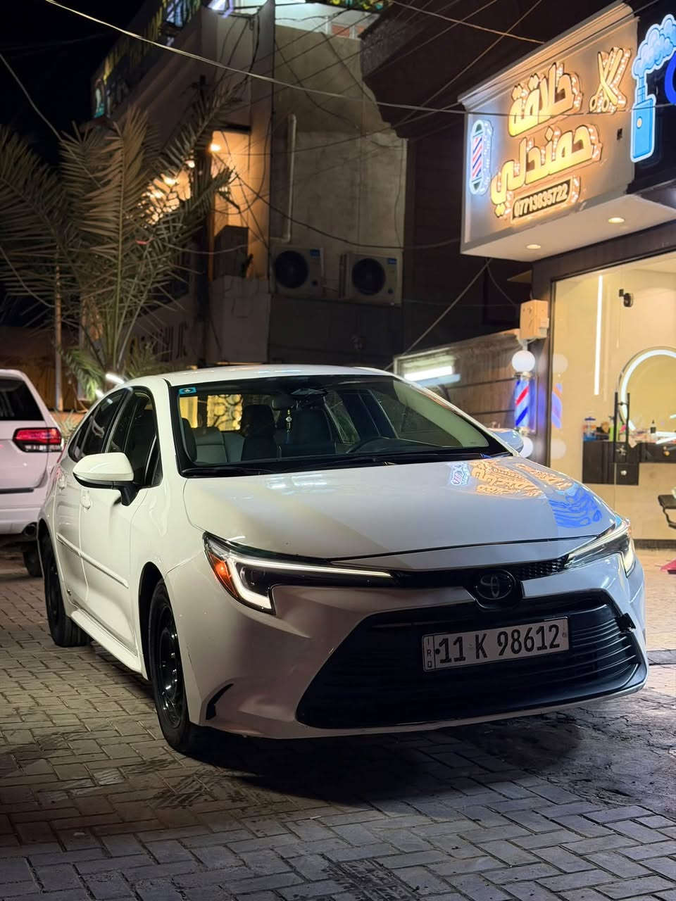 - [x] السلام عليكم كورلا هايبرد وارد أمريكي 2024 محرك  1800 رقم بغداد بسمي تحويل ثاني يوم  موصفات رادر امامي تحكمات ستيرن كامره خلفيه هاند بريك بصمه اوتو هولد داخل لونين  ملكي  حادثها بنيد مبدل ومصبوخ جاملغ مبدل نفس ألون  اصلي 
سياره ماشيه 22  
العنوان شهداء السيديه الرقم *********** السعر ١٤٨ وبيها مجال
