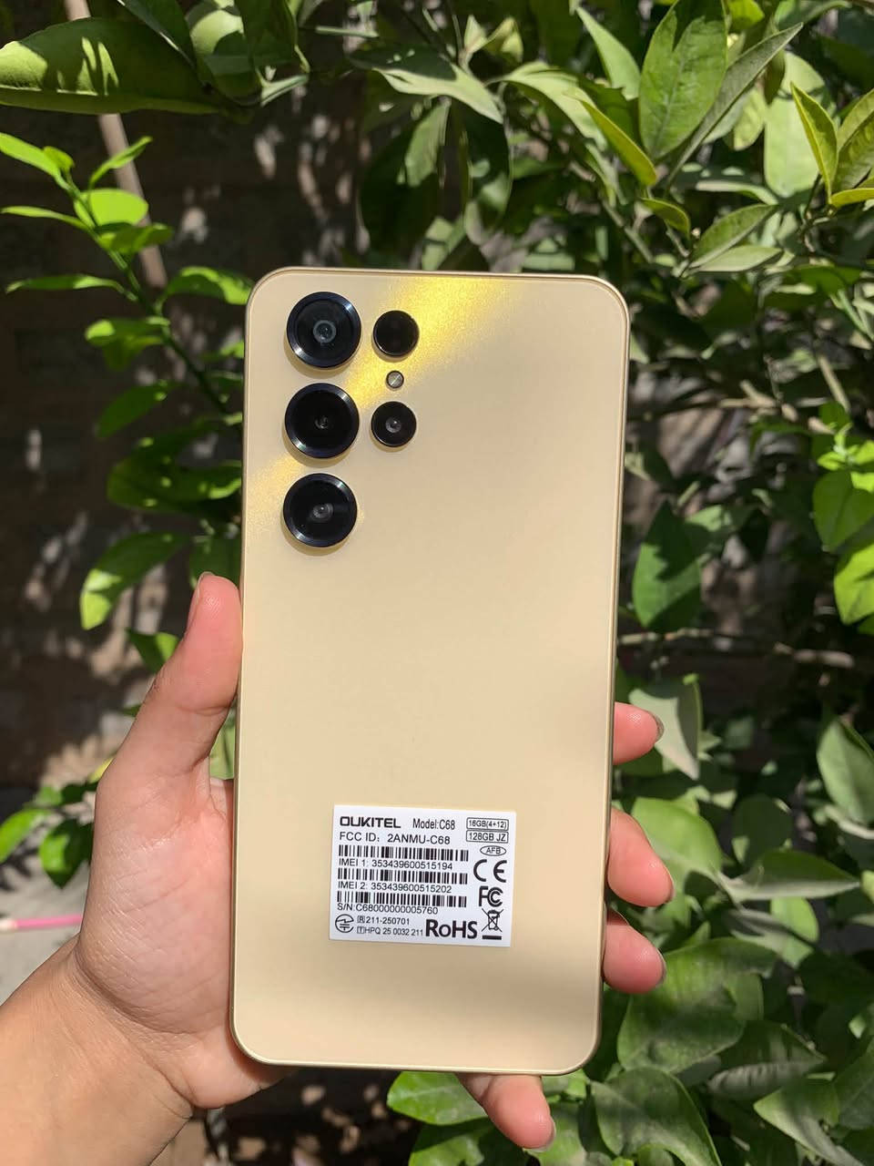 السلام عليكم تلفون البيع  Oukltel c68سعره 190وبي مجال ذاكره 128 دبل سيمكارت اضافه إلى رام مستخدم 50 يوم الكارتون والشاحنه موجودات الاستفسار خاص #كركوك
