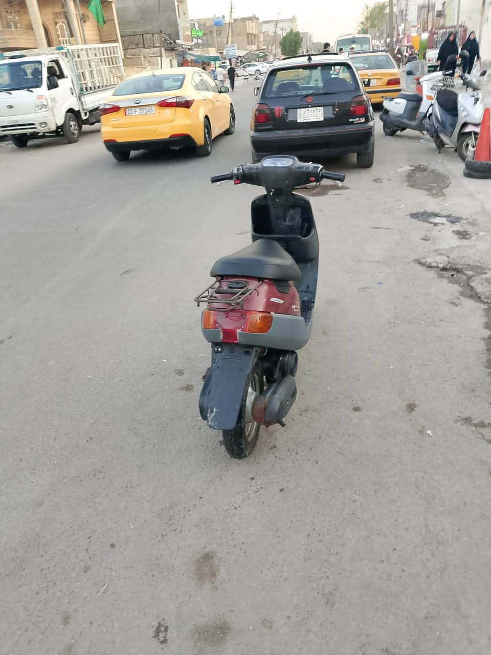 السلام عليكم 
ياماها بطه
درجه حلوه  وجاهزه 
السعر ٣٥٠ وبيها مجال
مكانها المشتل 
***********
