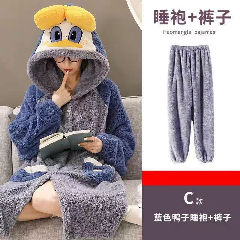 بجامة روب • أزرق بط • ستايل C