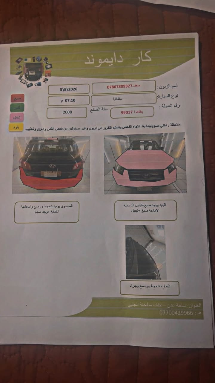 سنتافيه مديل ٨ ناشر وياه السونر السياره جاهزه على آخر حبايه ربع متصرف عليه السياره بدون مواصفات السعر المطلوب بيه ٨٣ بيه مجال للطيبين  
***********
