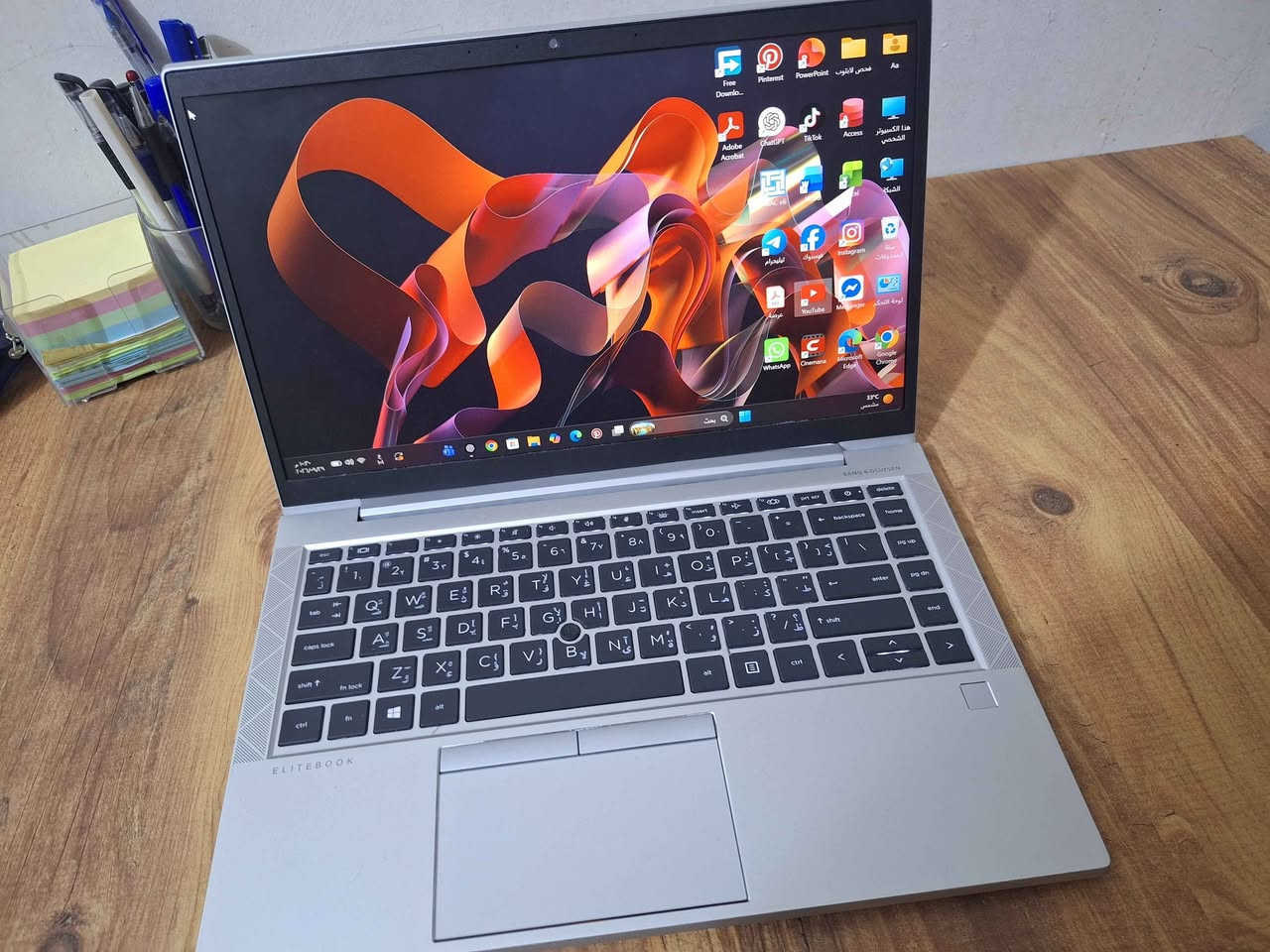لابتوب HP EliteBook 845 G7 بحالة ممتازة، مناسب للدراسة والعمل والاستخدام اليومي.

🔹 المعالج: AMD Ryzen 7 PRO 4750U — 8 Cores / 16 Threads
🔹 الرام: 16GB DDR4
🔹 التخزين: 256GB SSD
🔹 كرت الشاشة: AMD Radeon Graphics
🔹 الشاشة: 14" Full HD
🔹 النظام: Windows 11 Pro 64-bit
🔹 الكيبورد: عربي + إنجليزي
🔹 الصوت: Bang & Olufsen
🔹 الفئة: EliteBook Business Class
🔹 التصميم: نحيف وخفيف ومعدني

✅ مناسب للبرامج المكتبية والدراسة والتدريس
✅ ممتاز للتصفح، مشاهدة الأفلام، Zoom وMicrosoft Office
✅ أداء قوي بفضل Ryzen 7 وذاكرة 16GB
✅ قابل لترقية الـSSD والرام

📍 الموقع: النجف
💰 السعر: ٤٠٠ قابل للتفاوض 
📩 للاستفسار والتواصل: *********** النجف, العراق

نص مكتوب في الصور:
- الإعدادات حساب محلي الصفحة الرئيسية النظام والأجهزة Bluetooth الشبكة والإنترنت إخفاء طابع شخصي التطبيقات الحسابات اللغة والوقت الألعاب إمكانية الوصول الخصوصية والأمان Windows Update 33°C مشمس العثور على إعداد النظام > حول المعالج AMD Ryzen 7 PRO 4750U with Radeon Graphics 1.70 GHz ذاكرة RAM المثبتة ١٦,٠ غيغابايت السرعة ٢٤٠٠ MT/s بطاقة الرسومات AMD Radeon(TM) Graphics 496 MB مساحة التخزين 238 GB تم استخدام ٩١ GB من ٢٣٨ GB إعادة تسمية هذا الكمبيوتر نسخ DESKTOP-19U49EN HP EliteBook 845 G7 Notebook PC معلومات الجهاز اسم الجهاز DESKTOP-19U49EN المعالج AMD Ryzen 7 PRO 4750U with Radeon Graphics (1.70 GHz) ذاكرة RAM المثبتة ١٦,٠ غيغابايت (١٥,٣ غيغابايت مستخدم) بطاقة الرسومات AMD Radeon(TM) Graphics 496 MB مساحة التخزين 238 GB تم استخدام ٩١ GB من ٢٣٨ GB معرف الجهاز BEB765A2-7A9A-4C39-BAA5-F585F052FF0B معرف المنتج 00330-53904-50413-AAOEM نوع النظام نظام تشغيل إصدار ٦٤ بت ومعالج يستند إلى ٦٤x القلم اللمس لا تتوفر إدخالات القلم أو اللمس لشاشة العرض هذه ٠٢:٣٠ ٢٠٢٣-٠٧-٢٩ ٠ بحث