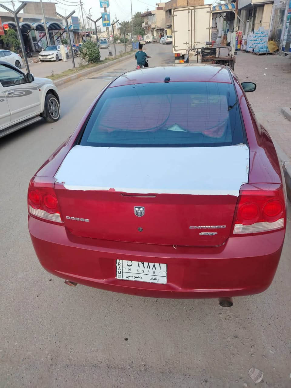 جارجر 2010
فقط بابين كلير بدون ضربه باب السايق والخلفي
مكينه كير تبريد كهربائيات تخم تاير مابيها نقص كلشي 
السعر ٩٥ مكاني الديوانية/ عفك 
***********

نص مكتوب في الصور:
- CAMON 40 Pro 5G 23mm f/1.8 1/1558s ISO50