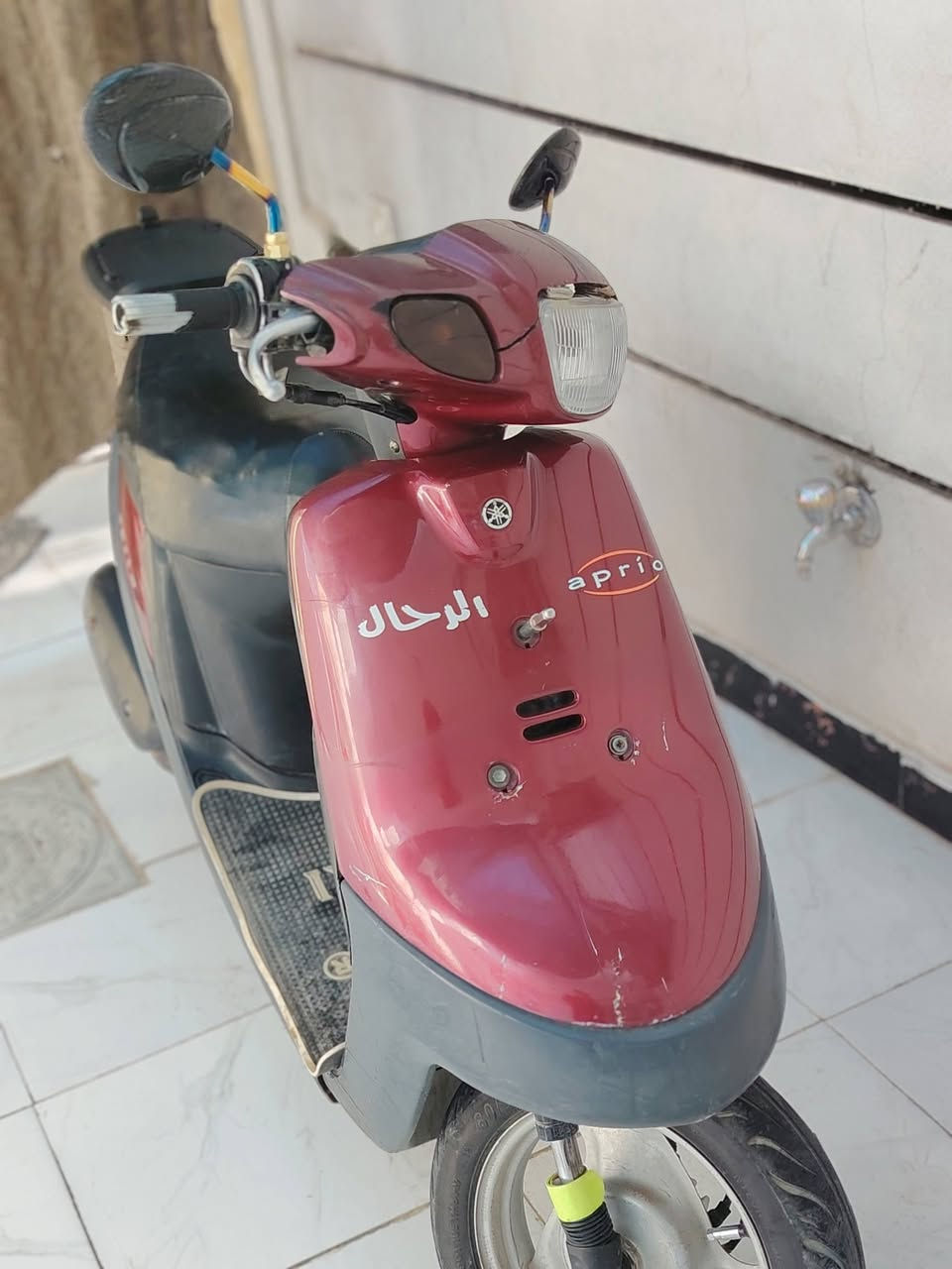 السلام عليكم
دراجه بطه 2003 دبل سكليتر 
شلعه ومعدل مكينه خرسه 
دراجه خير من الله كفرات بلادي سلف هندر نكره 
تاير خلفي جديد 
قفل ركبه قفل جنطه قفل تاير كله شغال 
المكان كربلاء الحولي مستشفى الكفيل الجاير
 السعر 450 وبيه مجال بسيط رقم للتواصل ***********
