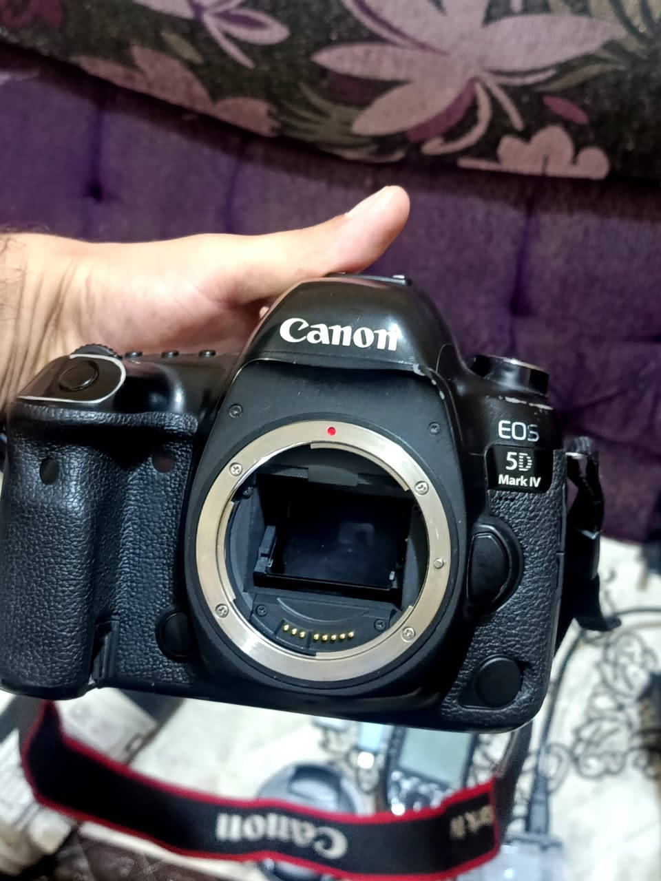 السلام عليكم 👋
 للبيع   🔴 ( بدي كانون  5D mark 4 ) نضيفه جداً 
ملحقات كامله/ 
 
🔴  عدسه رياضي  70_200  فتحه 2_8  الاصدار الثاني دبل ستابلايزر
🔴  بطاريات عدد 5 
🔴  رام 16 GB 
🔴  توصيلة نقل الصور للتلفون
🔴  فلاش خارجي
🔴  شاحنه 
🔴  جنطه + حزام 
        بابل/   للأستفسار الاتصال ع الرقم ***********
