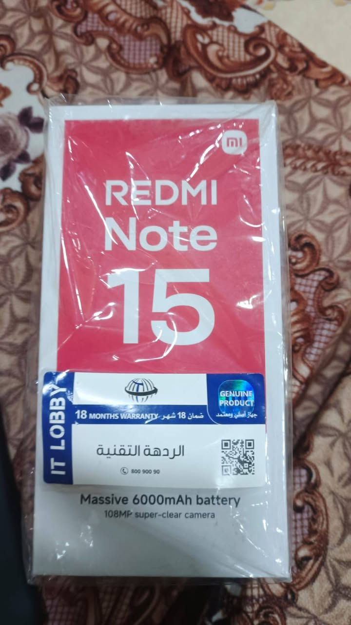 موبايل للبيع
موبايل جديد
استعمال فقط 7 يوم
REDMI Note 15
هاتف : *********** سعر : 350
