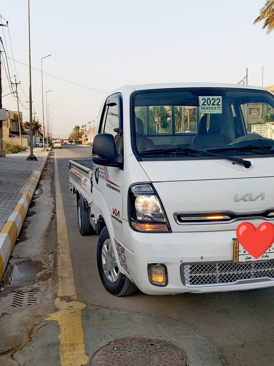السلام عليكم كيا حمل لبيع او مراوس موديل ٢٠٢٢ مكفوله كفاله عامه رقم بغداد جديد السياره بمعنه الكلمه ماشيه ١١٠ سنويه ٢٠٢٨ تبريد ثلج السياره جاهزه حداديه محرك كله مكفول سبير الشركه مانزل تخم تايرات جديد سياره الشكل الجديد ملاحضه ترهم مراوس حسب القناعه مكان السياره واسط الصويره الاستفسار على الرقم ***********

