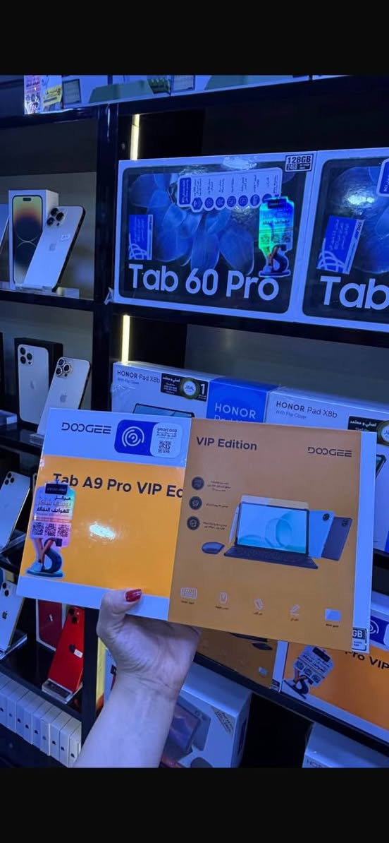 ايباد هونر x8b السعر 320 الف 
تاب 60 واي فاي السعر 220 الف
تاب 60 برو السعر 260 الف
دوجي A9 برو بلاس السعر 250 الف 
دوجي A9 برو السعر 220 الف 
ريدمي باد 2 السعر 375 الف 
هوت ويف باد 13 برو ماكس السعر 235 الف 
للأستفسار : ***********
