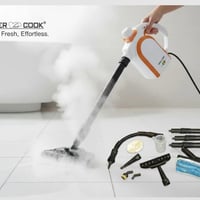 منضفه بخاريه + عصا ماركة سلفر كوك  نص مكتوب في الصور: - SILVER COOK Cl...