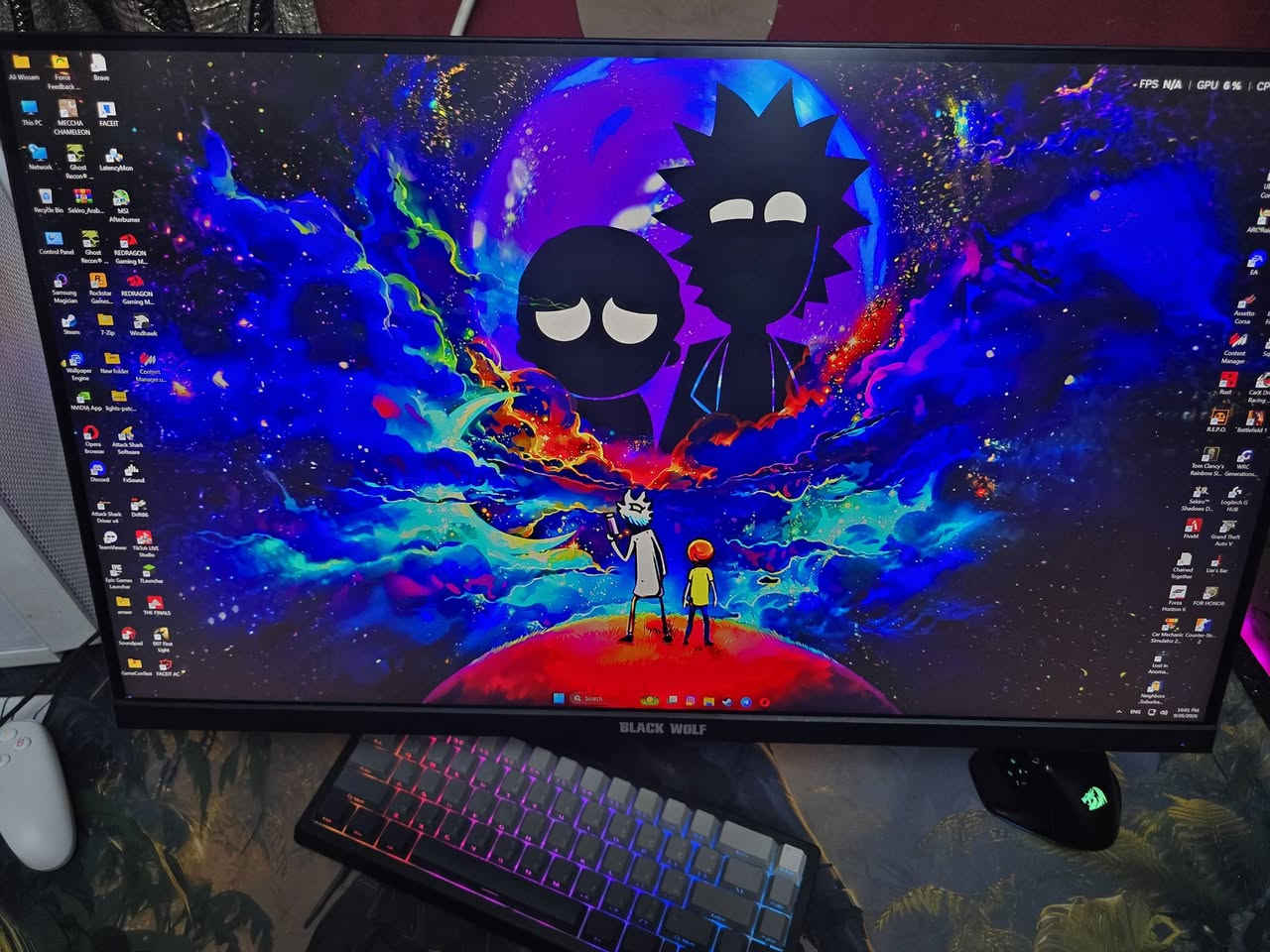 شاشة 4k ماركة black wolf
حجم 27
144hz
1ms
وموجود بيها حماية للعين وتشبع الالوان تحفة وهواي تقنيات بيها وتفاصيل موجودة بل كارتون سعرها ٣٥٠ وبيها مجال قليل 
*********** عنواني بغداد جديدة قرب السينما البيضاء
