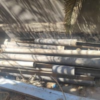 بوريات ابو 6 مفتوح من النص يرهمن للعنده زرع او مجاري طول البوري 5متر و...